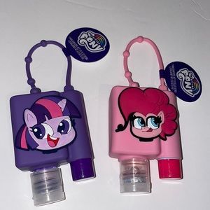 My Little Pony hand sanitizer & Lip balm set of 2 Pink and Purple NWT